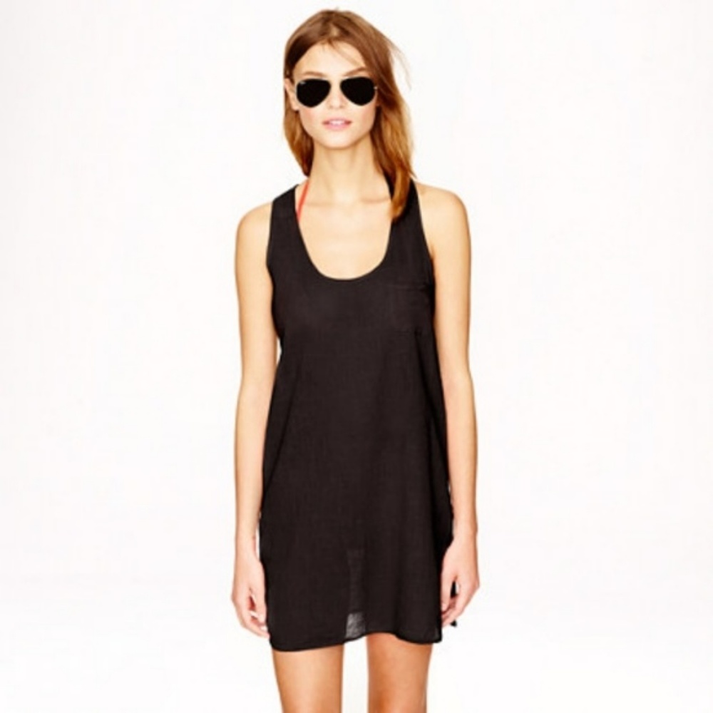 J. Crew Gauzy Tunic Beach Coverup